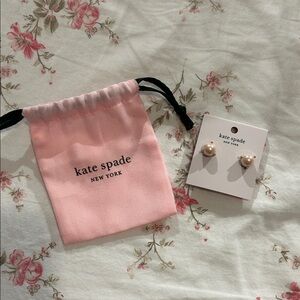 BRAND NEW Kate Spade Pearl Stud Earrings